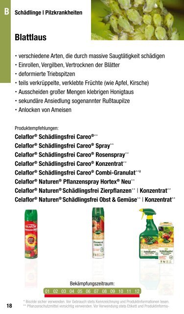 6Monate - Scotts Celaflor Liebe Deinen Garten