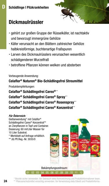 6Monate - Scotts Celaflor Liebe Deinen Garten