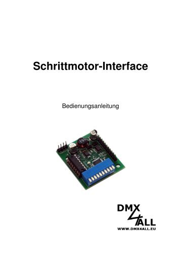 Schrittmotor-Interface - DMX4ALL GmbH