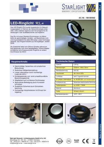 LED-Ringlicht RL4 - StarLight