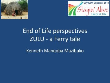 End of Life perspectives ZULU - a Ferry tale