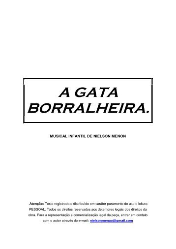 A GATA BORRALHEIRA.