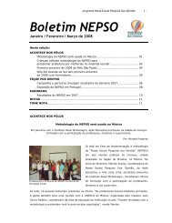 Boletim NEPSO - Instituto Paulo Montenegro