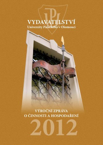 VYDAVATELSTVÃ - Univerzita PalackÃ©ho v Olomouci