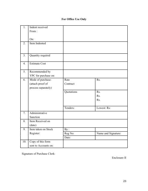 Policy Circulars 2004 - yashada