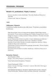 PROGRAMA / PROGRAM - Lietuvos Kompozitorių Sąjunga
