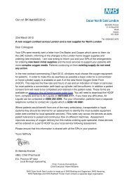 Letter to outer north east London GPs - Barking and Dagenham ...