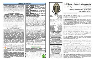 Holy Rosary Catholic Community