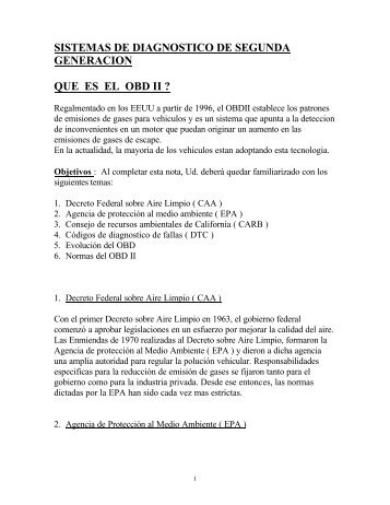 Que es OBDII.pdf - ElectroniCar