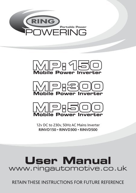 Download manual - Ring Automotive