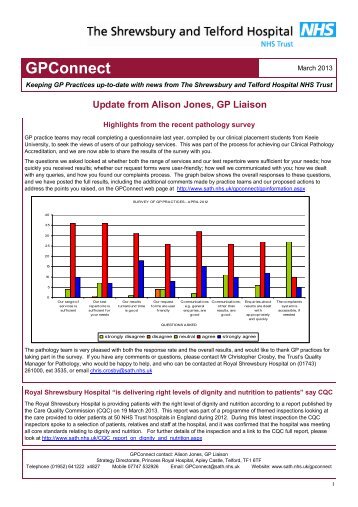 GP Connect Newsletter March 2013 - Royal Shrewsbury Hospitals ...