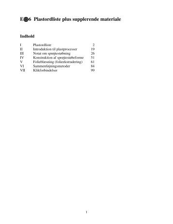Ordliste - Materials.dk
