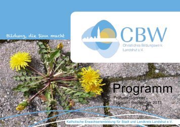 Programm - Pfarrei Mariae Himmelfahrt Vilsbiburg