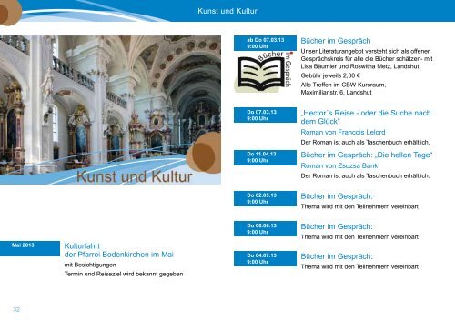 Programm - Pfarrei Mariae Himmelfahrt Vilsbiburg