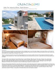 Villa Tia, Island of Brac, Split Riviera - CroatiaGems