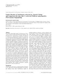 Genetic Diversity of Xanthomonas arboricola pv. fragariae Strains ...