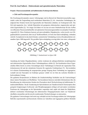 Prof. Dr. Josef Salbeck â Elektrochemie und optoelektronische ...