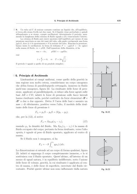 16. Statica dei fluidi - LaFSI