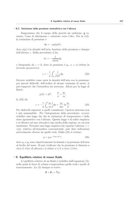 16. Statica dei fluidi - LaFSI