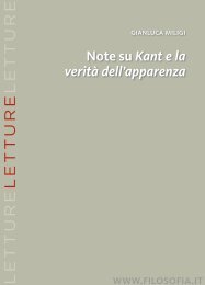 Note su Kant e la veritÃƒÂ  dell'apparenza - Filosofia.it
