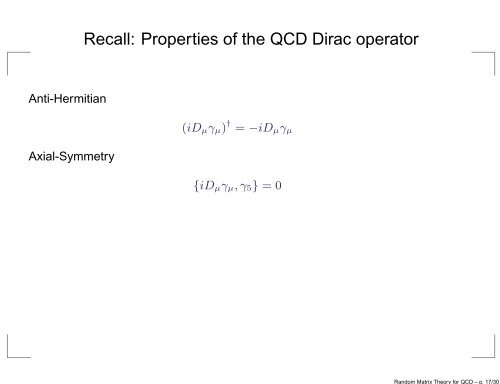 Random Matrix Theory for QCD