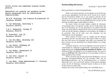 Catalogus voor de kerkenveiling St. Jeroen 2009 - Maria ter Zee