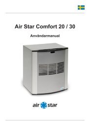 Air Star Comfort 20 / 30 - Air Star AB