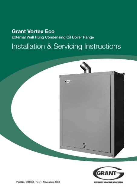 Installation u0026amp; Servicing Instructions - Grant UK