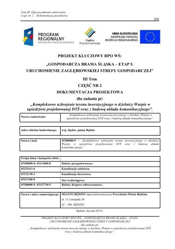 Dokumentacja projektowa - STRONA TYTULOWA.pdf - BÄdzin