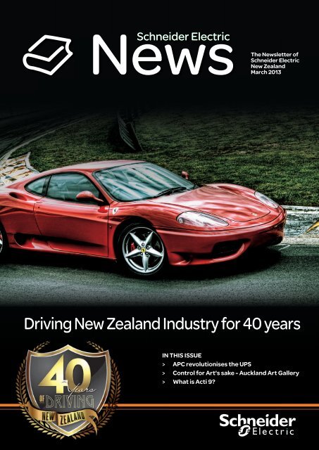 Driving New Zealand Industry for 40 years - Schneider Electric