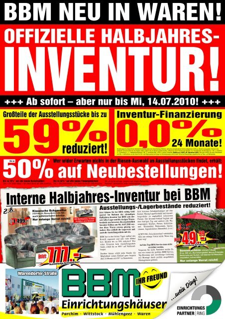 OFFIZIELLE HALBJAHRES- INVENTUR! - MalchinCard