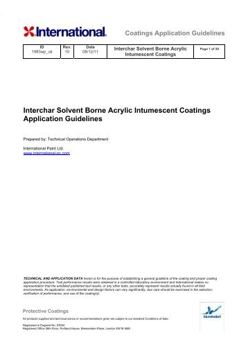 Application Guideline - International Paint Protective Coatings