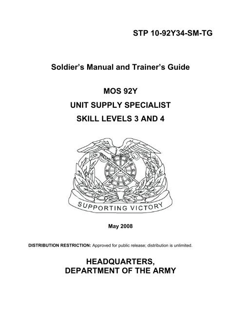 Stp 10 92y34 Sm Tg Leader Development For Army Professionals