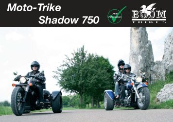 Moto-Trike Shadow 750 PPKW - Boom Trikes Nederland