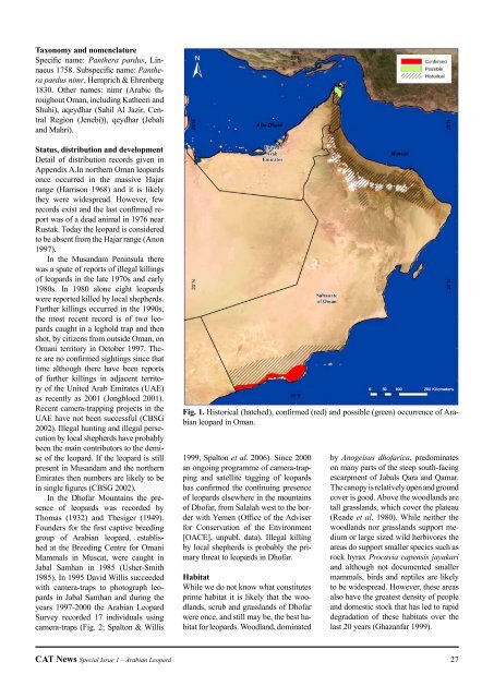 Status and Conservation of the Leopard on the ... - Nwrc.gov.sa