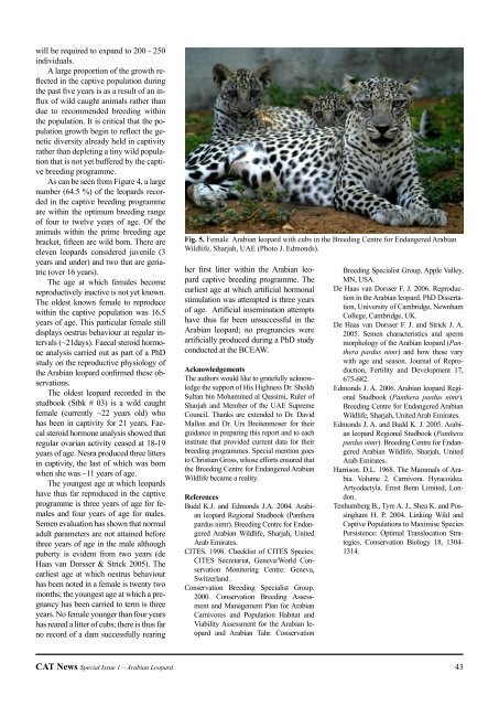 Status and Conservation of the Leopard on the ... - Nwrc.gov.sa