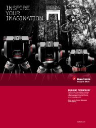 Manfrotto Bridging Technology Leaflet - Wex Photographic