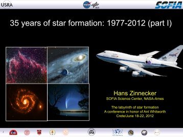 35 years of star formation - Cardiff School of Physics and Astronomy