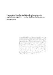 L'algoritmo PageRank di Google: diagramma del capitalismo ...