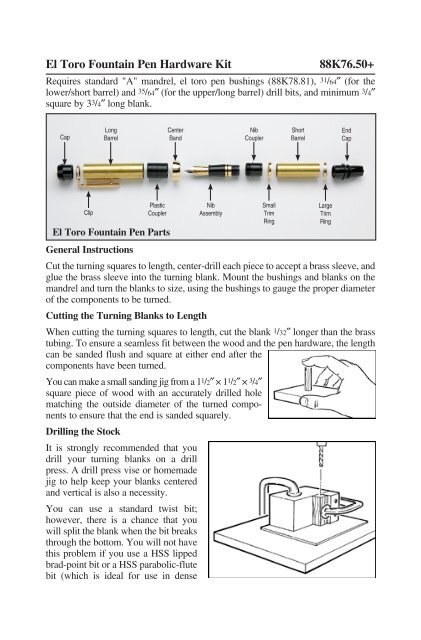 Brass Screw Cover Caps - Lee Valley Tools