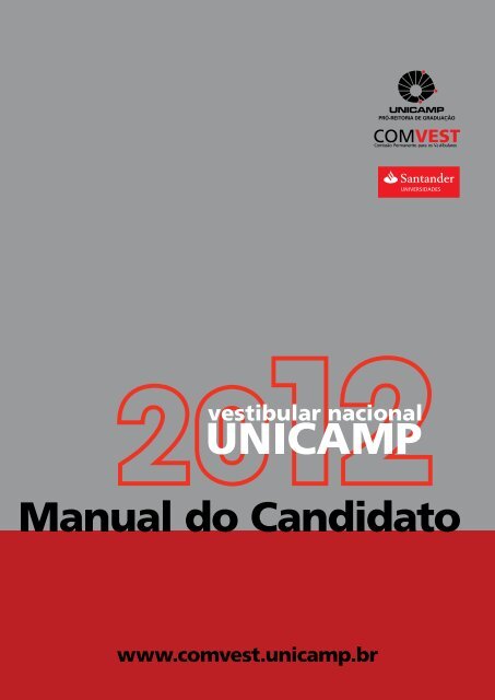 Manual do Candidato - Unicamp