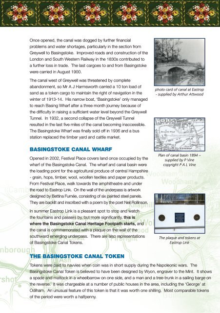 Canal Heritage Footpath - Basingstoke and Deane Borough Council