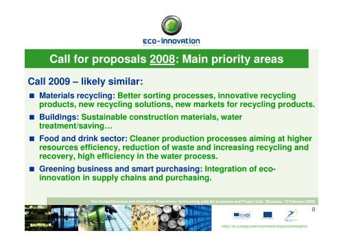 CIP Eco-Innovation Call: Market Replication Projects