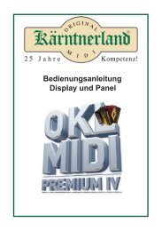 MIDI PREMIUM IV Display und Panel - bei KÃƒÂ¤rntnerland Schwarz