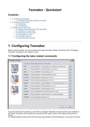 Texmaker : Quickstart 1. Configuring Texmaker