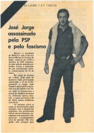 José Jorge assassinado pla PSP e plo fascismo - Amigos Coimbra 70