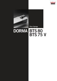 BTS80 BTS 75 V DORMA