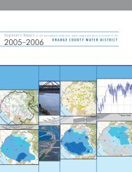 OCWD 2005 2006 Engineers Report - Orange County Water District