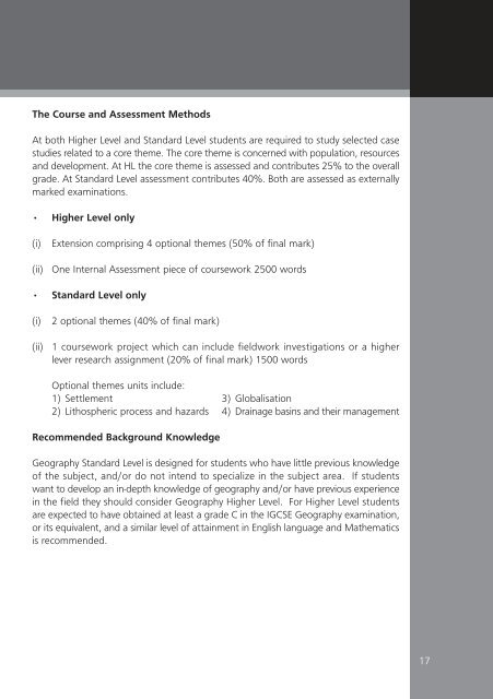 IB Diploma Guide - The International School Of Penang