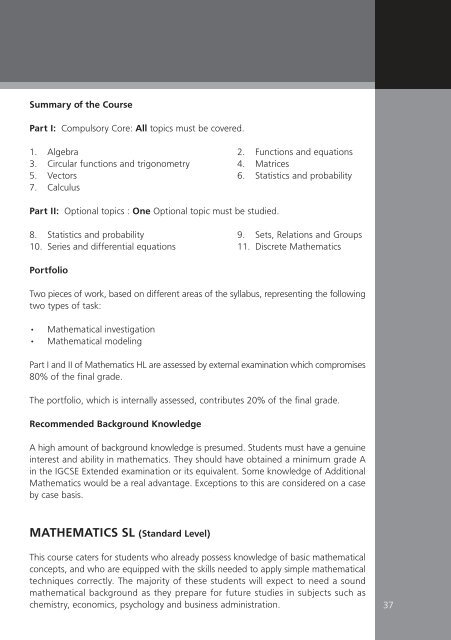 IB Diploma Guide - The International School Of Penang